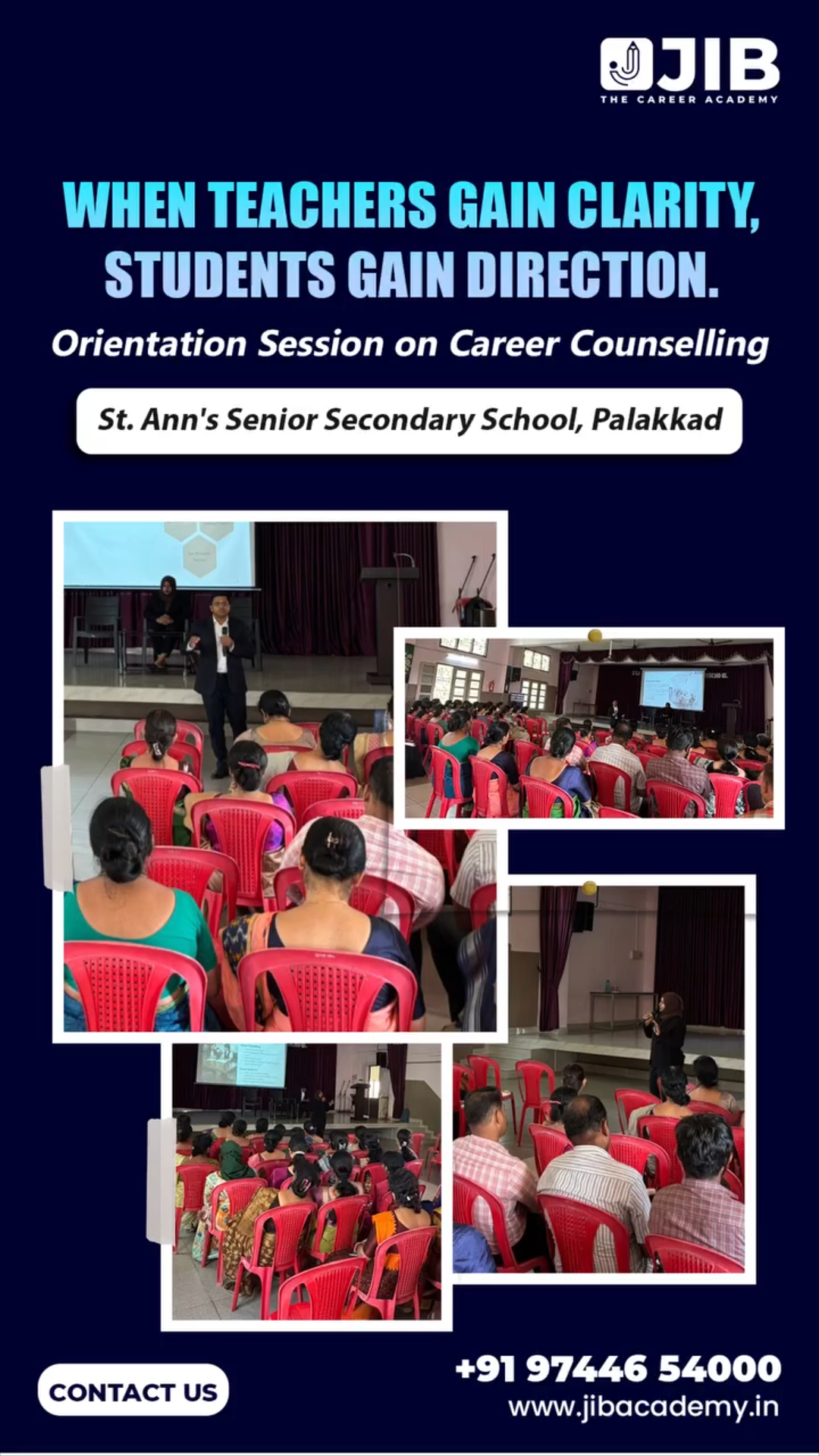 Career Counselling Orientation at St. Ann's College, Palakkad