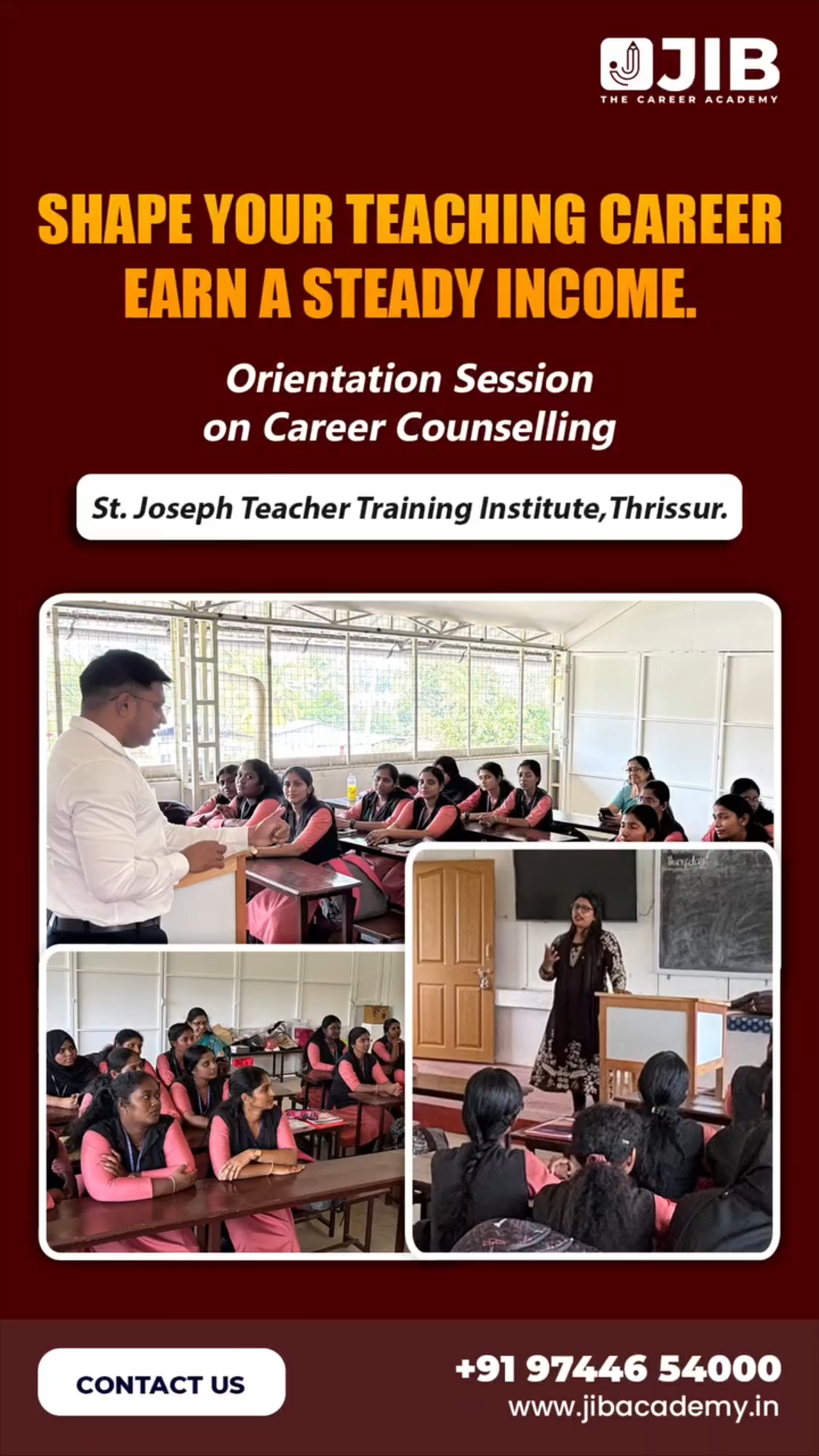 Career Counselling Orientation at St. Joseph's TTI, Kuriyachira